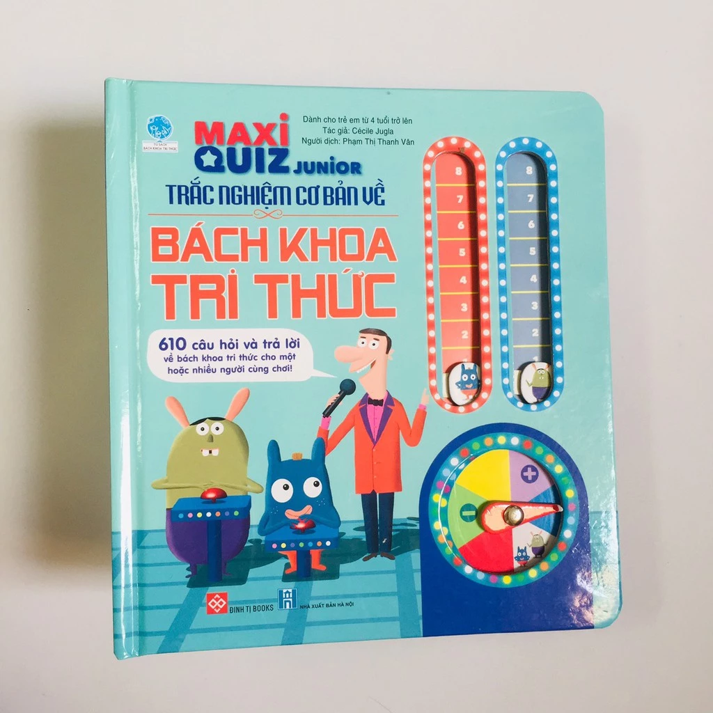 Sách - Maxi Quiz Junior - Trắc nghiệm cơ bản về Bách khoa tri thức