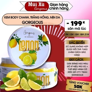 Kem Body Chanh, Được chiếc xuất từ thiên nhiên giúp Dưỡng trắng da, chống nắng  an toàn hiệu quả [ Chính Hãng - Múi Xù ]