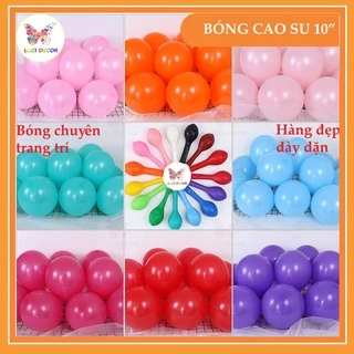 100 quả Bóng bay sinh nhật trang trí 10 inch, bong bóng trang trí sinh nhật