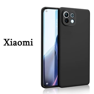 Ốp điện thoại khung viền dáng vuông cho Xiaomi Mi 11T 10T 11 Lite Ultra 9 Note 10 Lite Pro 4G 5G 2021