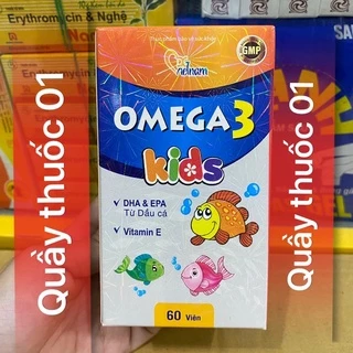 OMEGA 3 KID- Giúp Bé Phát Triển Trí Não, Bổ Mắt - Hộp 60 viên