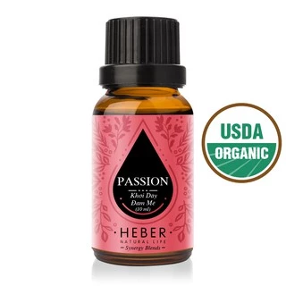 Tinh Dầu Khơi Dậy Đam Mê Passion Blend Heber Natural Life, Cao Cấp Nhập Khẩu, Thiên Nhiên Nguyên Chất, 10ml/30ml/50ml