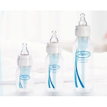 Bình sữa Dr Brown cổ hẹp 60ml, 120ml, 250ml