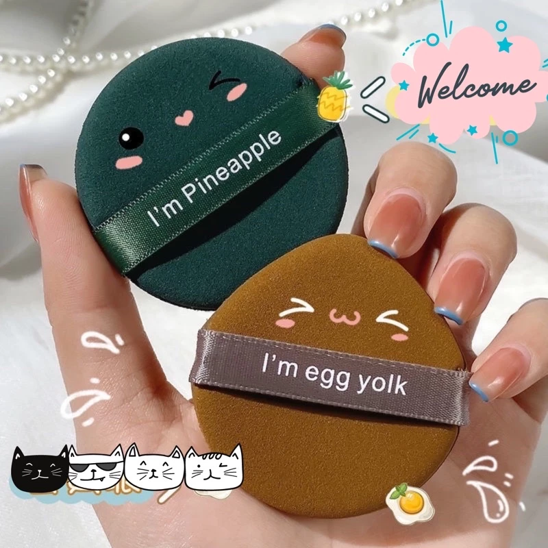 Mút Tròn Tán Phấn Nước Kem Nền BB Cushion
