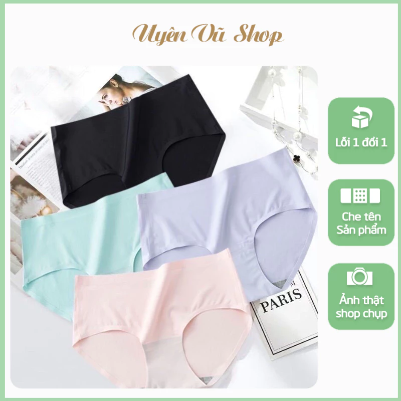 Quần lót đúc su không đường may, quần lót su hàng đẹp mã số 001 - uyên vũ shop