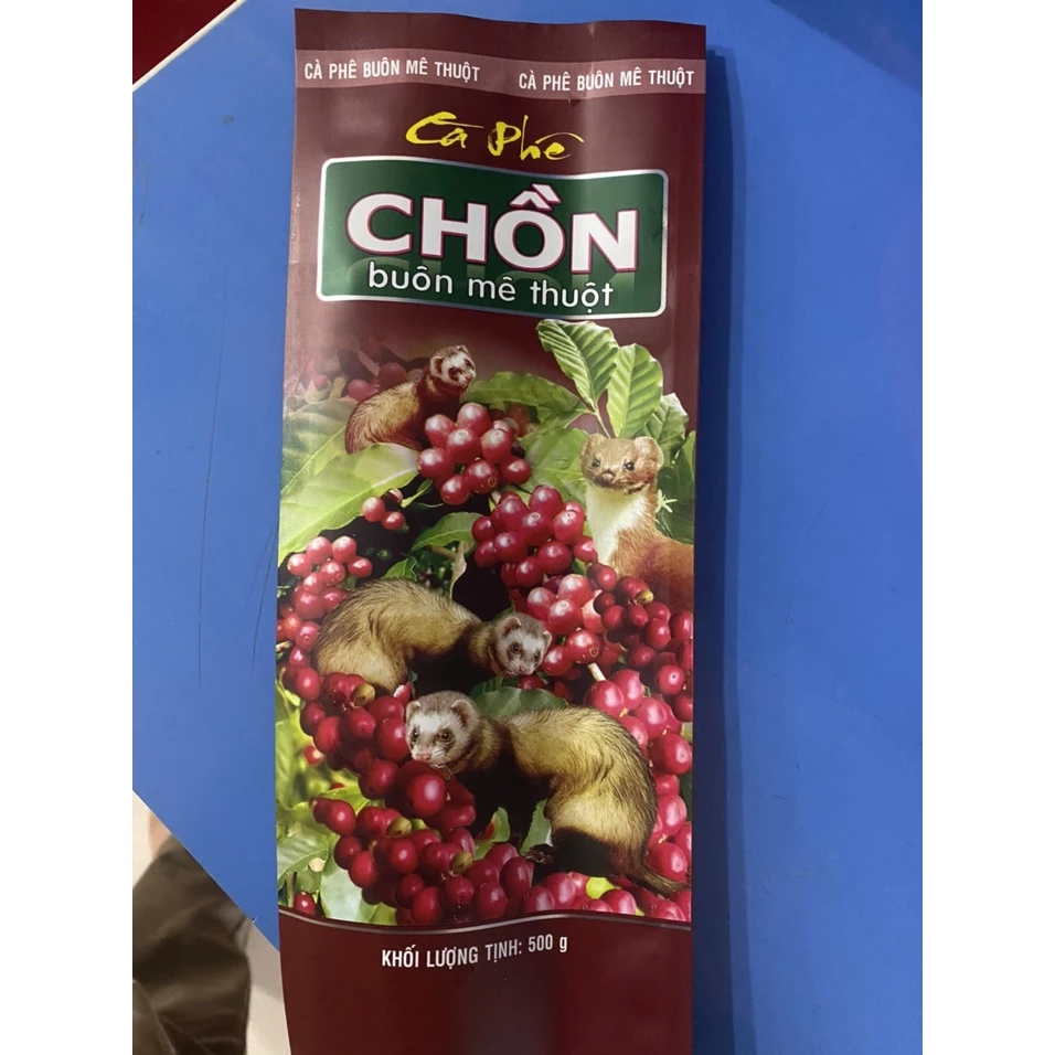 CÀ PHÊ CHỒN ĐỎ BUÔN MÊ THUỘC 500G