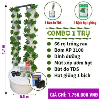 TRỤ TRỒNG RAU THỦY CANH (TRỌN BỘ)