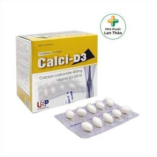 Viên uống vitamin Calci D3 hộp 100 viên giúp hỗ trợ xương khớp giá tốt