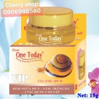 Kem ốc sên one today ngừa mụn xóa nám trắng da 3 tác dụng VIP 15g (hộp lớn)