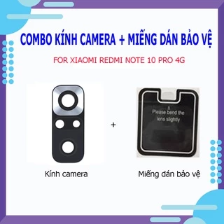 Kính camera sau Xiaomi Redmi Note 10 Pro 4G  - Tặng kèm miếng dán bảo vệ