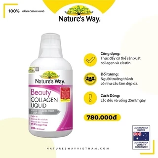 [CHÍNH HÃNG] Collagen Thuỷ Phân Beauty Collagen Liquid Nature's Way