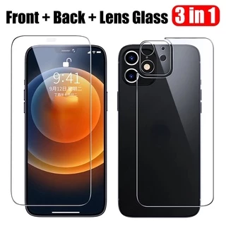 Kính Cường Lực Trước Và Sau 3 Trong 1 Dành Cho Iphone 12 Pro Max / Iphone 12 Pro