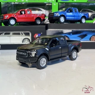 Xe mô hình bằng sắt Ford Ranger tỉ lệ 1:32 giá rẻ hãng MiniAuto màu đen