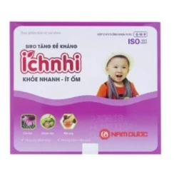 Siro tăng sức đề kháng cho bé Ích Nhi ( hộp 3 vỉ x 5 ống x 10ml)