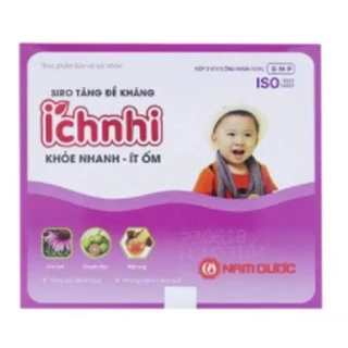 Siro tăng sức đề kháng cho bé Ích Nhi ( hộp 3 vỉ x 5 ống x 10ml)