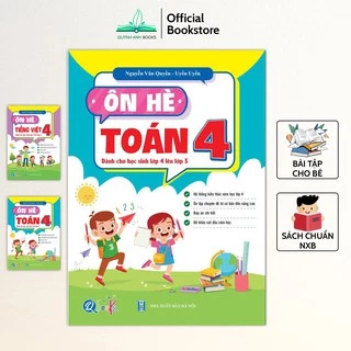 Sách - Combo Ôn hè toán và tiếng việt 4 dành cho học sinh lớp 4 lên lớp 5 - NPH Qbooks