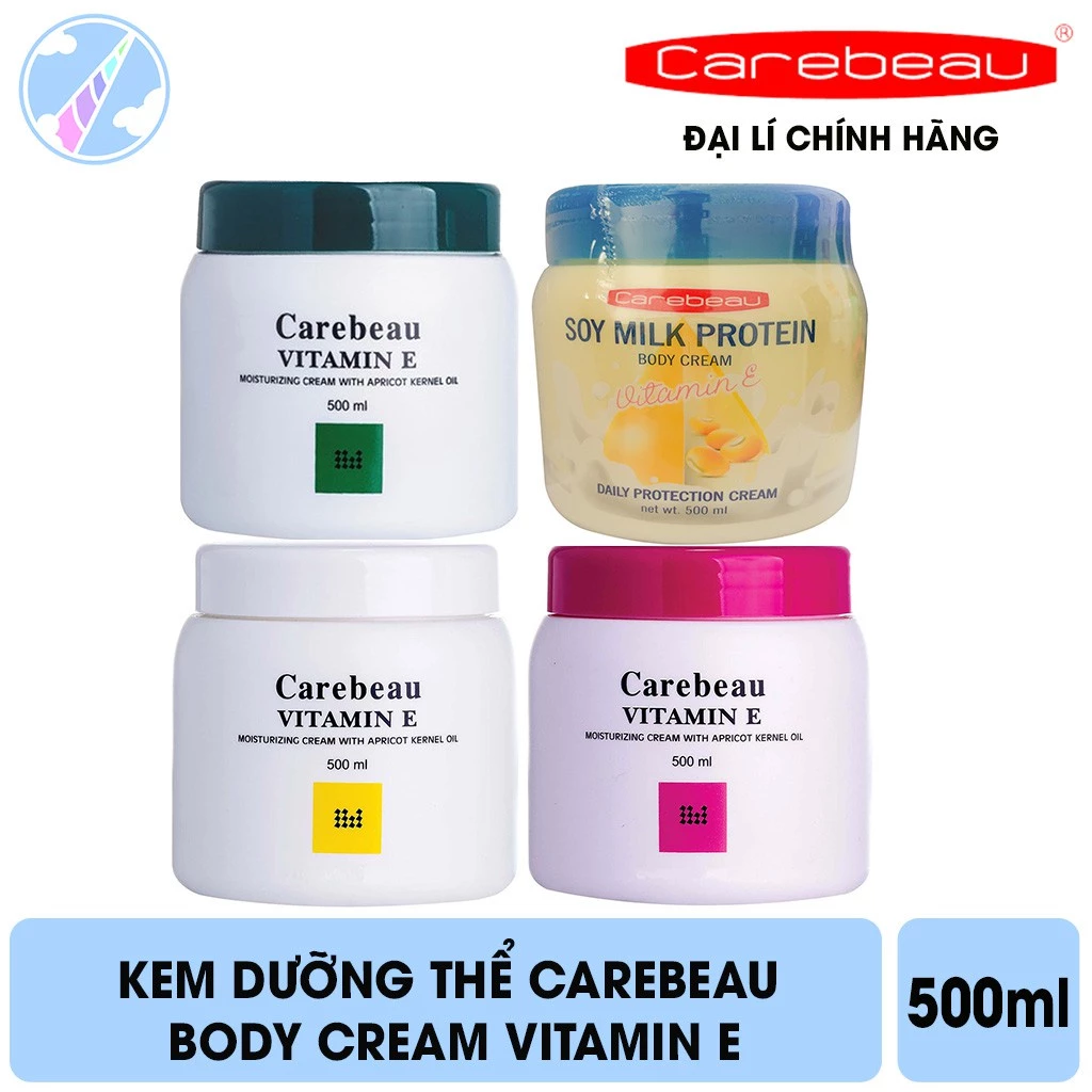 Kem Dưỡng Thể Carebeau Body Cream Vitamin E 500ml