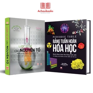 Sách bảng tuần hoàn hoá học và lược sử về các nguyên tố Á Châu Books ( combo 2 cuốn )
