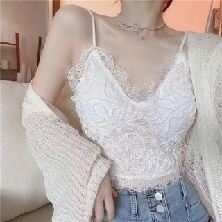 Áo bra phối ren kiểu dáng croptop cho nữ Bra01