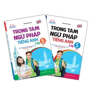 Sách - Combo 2C trọng tâm ngữ pháp tiếng Anh lớp 5(T1+T2)