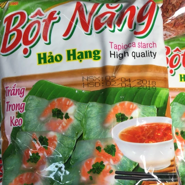 Bột năng làm trân châu, bánh bèo