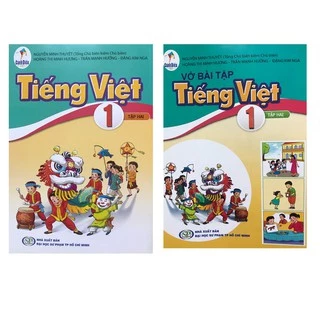 Sách - Combo Tiếng việt lớp 1 tập 2 + Vở bài tập tiếng việt lớp 1 tập 2 ( bán kèm 1 cuốn bé tập tô màu 15k )