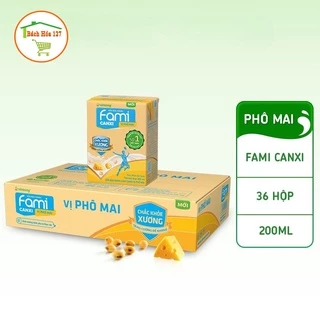 Sữa đậu nành Fami Canxi Phô Mai (36 hộp x 200ml)