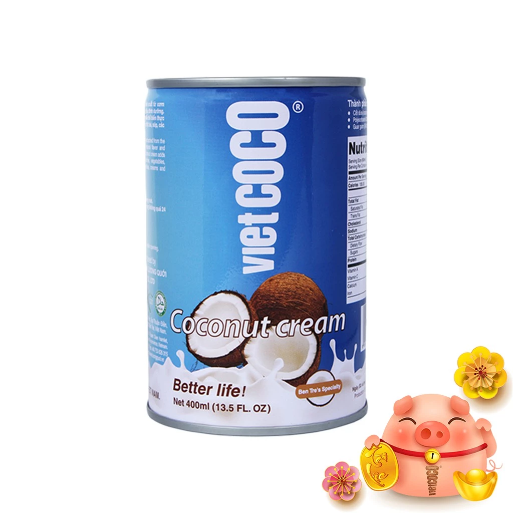 NƯỚC CỐT DỪA VIETCOCO 22% - 400ML