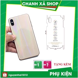 Miếng dán ppf mặt sau cho iphone trong chống vân tay ip 7plus 8plus x xs xsmax 11 12 13 14 15 pro max promax plus