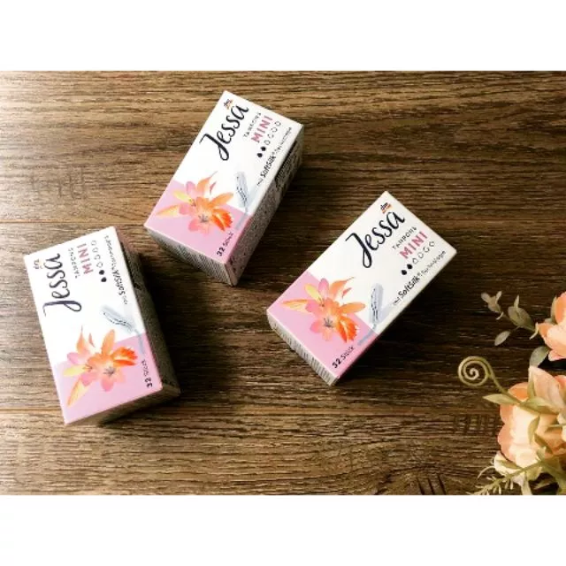 Băng vệ sinh tampon dạng nút Jessa mini (2 giọt, 32 chiếc)