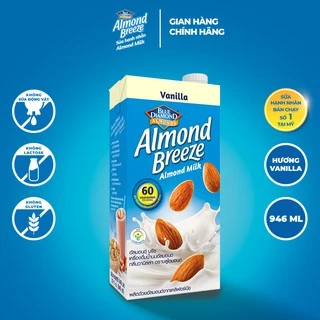 Sữa hạt hạnh nhân ALMOND BREEZE VANILLA 946ml
