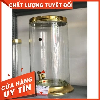 Bình ngâm sâm Việt Nam cao cấp 21.8 lít - Bình thủy tinh 21.8 lít - Thảo Dược Uy Tín