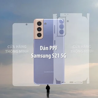 Tấm dán Samsung S21 5G dán PPF mặt trước/dán mặt sau/dán màn hình/dán mặt lưng Full viền chuẩn