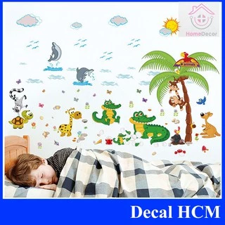 (HCM) Decal dán tường phòng ngủ cho bé [FREESHIP] [THANH LÝ] siêu cute- giá hạt dẻ - decal hcm