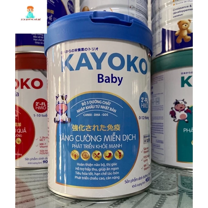 (Date mới) Sữa bột Kayoko Baby công nghệ Nhật 900g