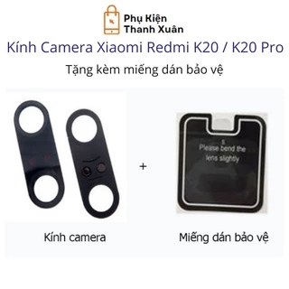 Kính camera sau Xiaomi Redmi K20 / K20 Pro  - Tặng kèm miếng dán