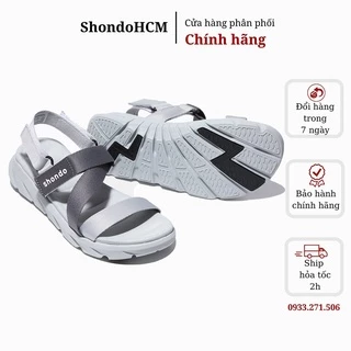 Giày sandal Shondo nam nữ F6 sport ombre xám F6S2120 Shondo chính hãng