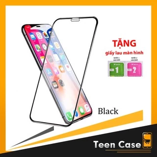 Miếng dán cường lực iphone 6 Plus 7 Plus 8 Plus X Xr Xs Max 11 pro max Full màn Chống vân 15D remax