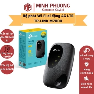 Bộ phát Wi-Fi di động 4G LTE TP-LINK M7000 - Hàng chính hãng