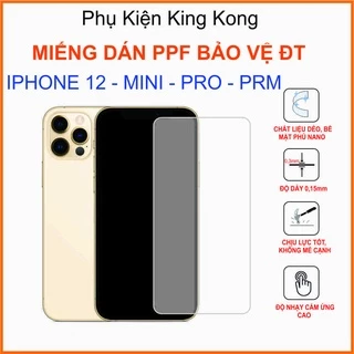 Miếng dán Ppf Iphone 12 pro max / 12 / 12 mini Dán Ppf chống bám vân tay