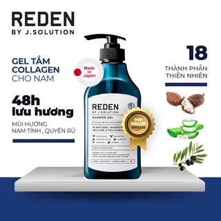 Gel tắm collagen cho nam với thành phần thiên nhiên cao cấp Nhật Bản REDEN by J.Solution