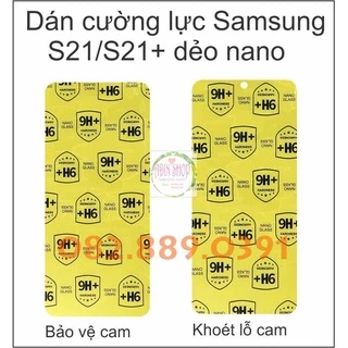 Dán cường lực Samsung S21 / S21 plus ( S21+) dẻo nano