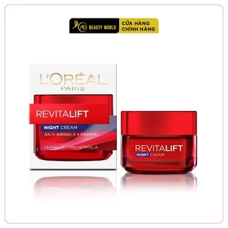 Kem Dưỡng Săn Chắc Da và Giảm Nếp Nhăn Ban Đêm Loreal Revitalift Anti Wrinkle Night Cream 50ml