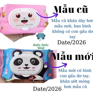 Khăn giấy ướt Phú Đạt  120 tờ không mùi cho bé