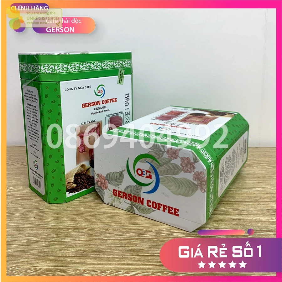 Cà phê hữu cơ thải độc đại tràng GERSON (1kg)