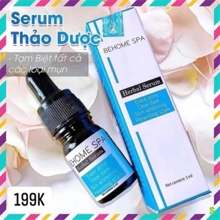 Serum mụn Thảo dược Behome Spa  👉FREESHIP👉 Serum mụn thảo Dược Behome Spa, Mụn ẩn, mụn thâm, mụn cám, mụn viêm