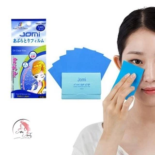 Giấy thấm dầu JOMI nhật bản, cho da sáng mịn không bóng dầu, 70 miếng / gói