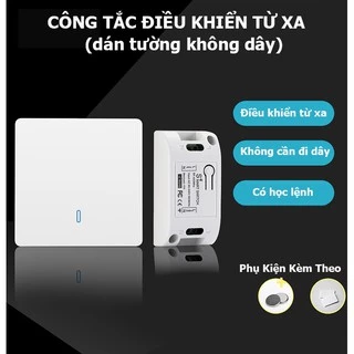 Công tắc điều khiển từ xa không dây dán tường (GẮN TƯỜNG) 1 cổng (1 kênh)