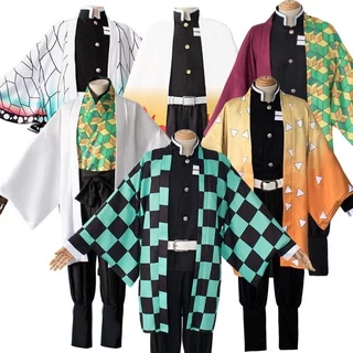Áo Choàng Kimono Hóa Trang Nhân Vật Kimetsu No Yaiba Agatsuma Zenitsu Tomioka Giyuu Cho Nam
