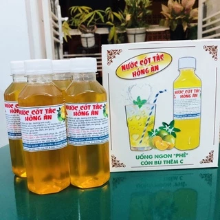 Nước cốt tắc Hồng Ân nguyên chất 100% [Hộp 6c]